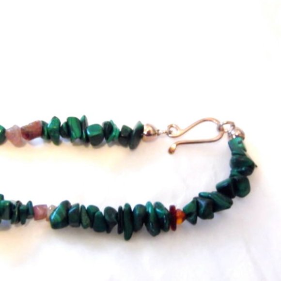 Jay King Multi-Gemstone Chip Sterling silver Necklace 43-1/4" - Picture 5 of 7